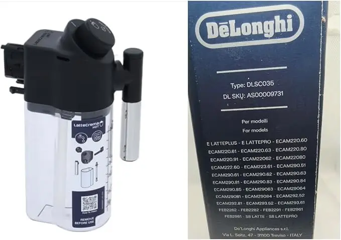 Delonghi Espresso Magnifica - DeLonghi Milk Carafe Coffee Maker Container