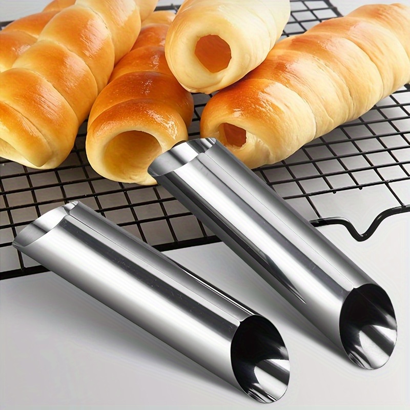 Danish Pancake Pan - Cannoli Tubes Stainless Steel Cannoli Forms