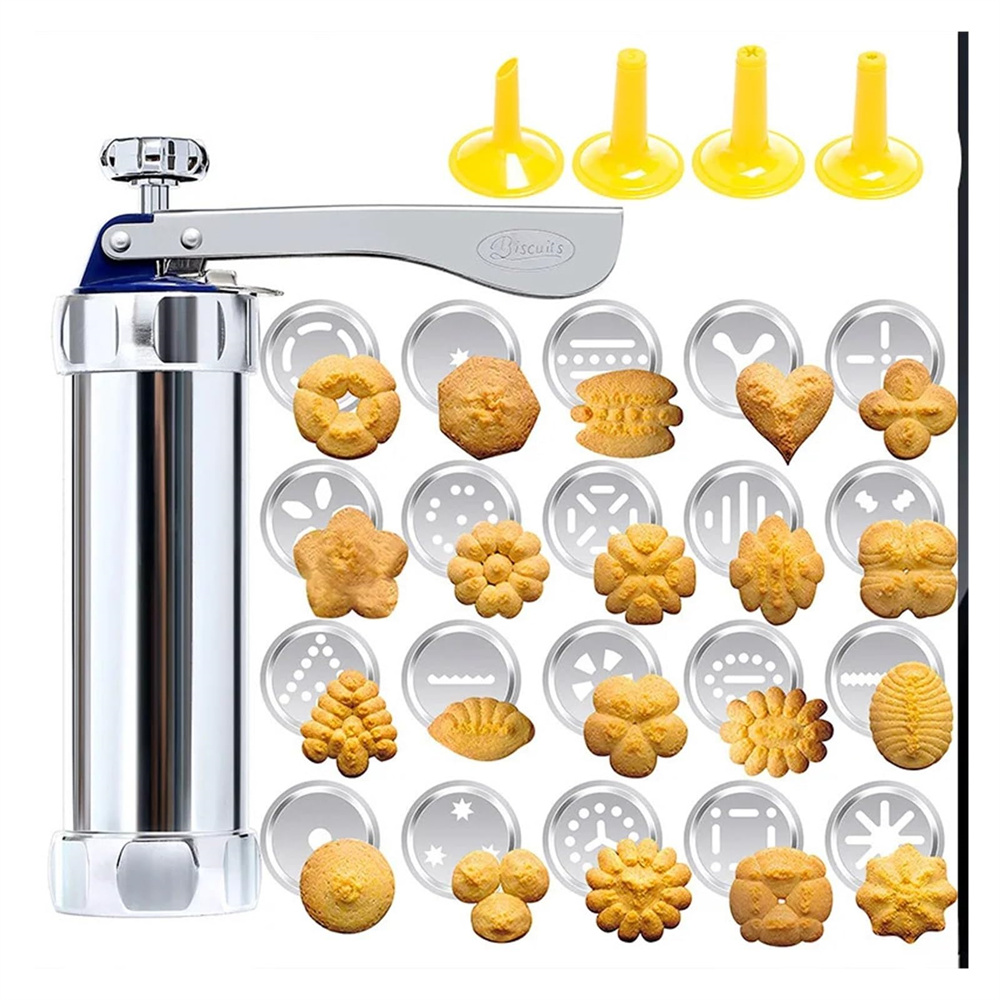Cookie Press Gun Kit  Aluminum - Churros Maker Gun 评论和价格
