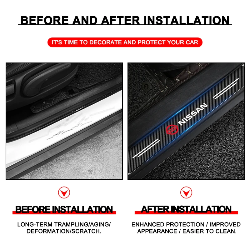 Car Door Plate Carbon Fiber Th - Crepe Pan Carbon 评论和价格