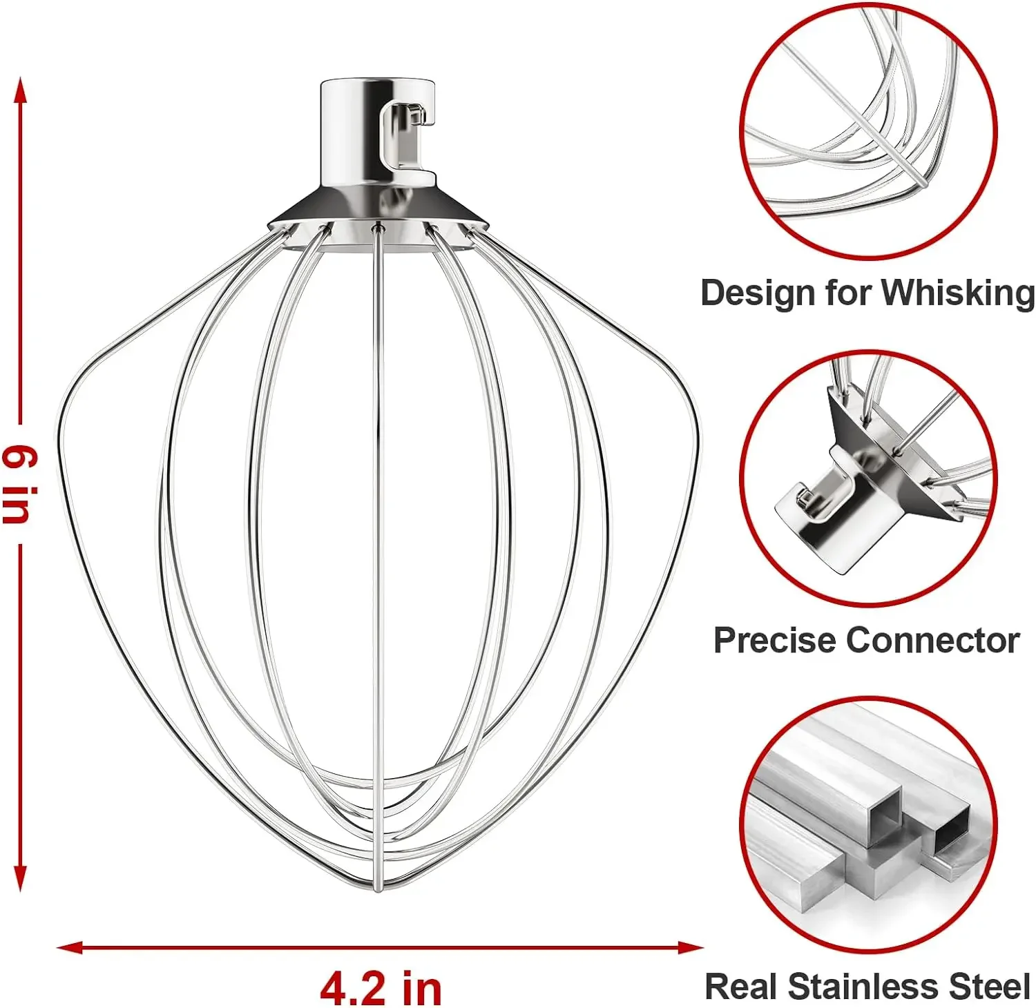 K45WW Stainless Steel 6-Wire W - Kitchenaid Mixer Hand Mixer 评论和价格