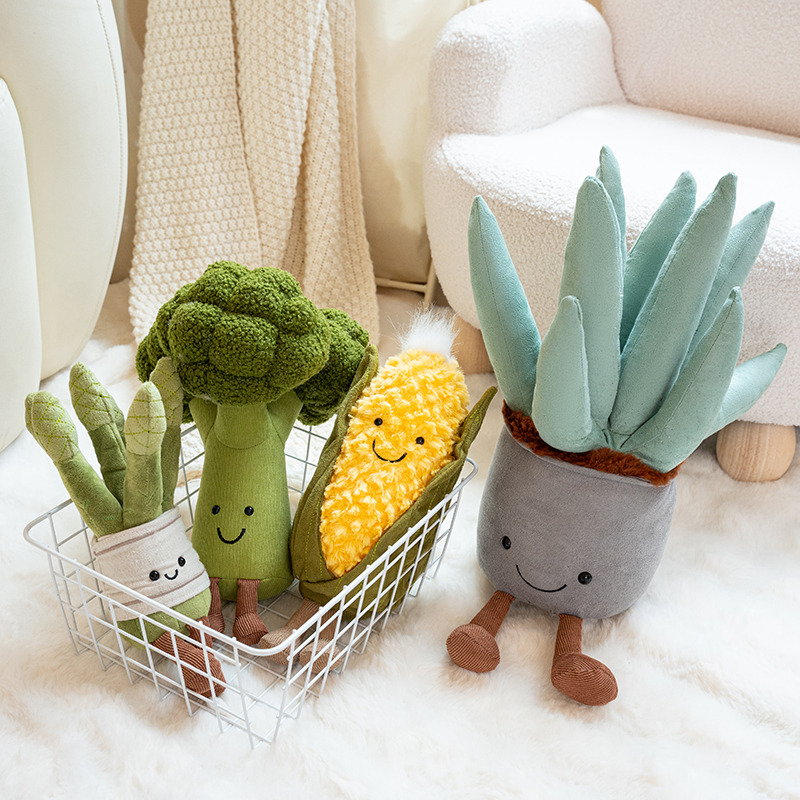 Plush Toy many Designs Broccol - Corn Dog Stick 评论和价格